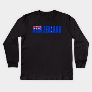 New Zealand Kids Long Sleeve T-Shirt